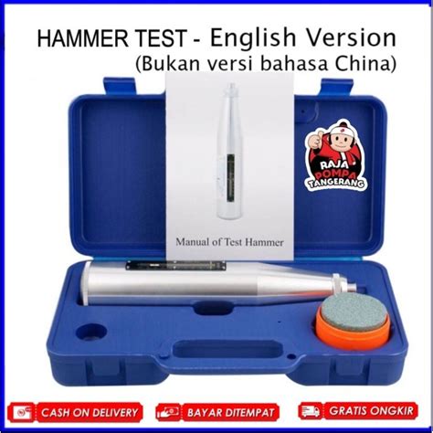 Jual Hammer Concrete Hamer Test Ht A Alat Uji Beton Terbaik Hamer