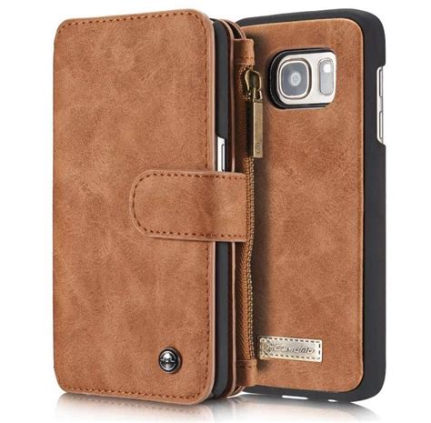 Caseme Samsung Galaxy S Vintage Multifunctional Wallet Genuine Leather