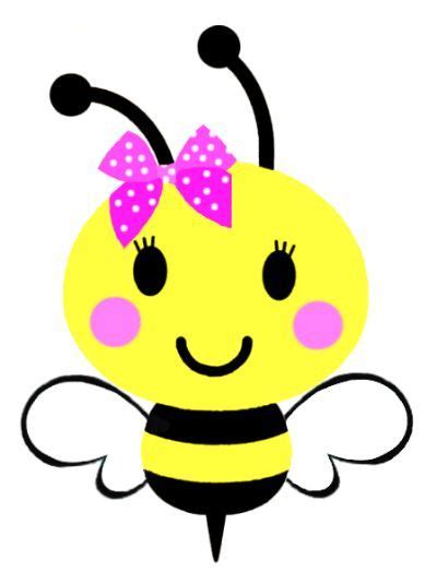 A Bee With A Pink Bow On Its Head