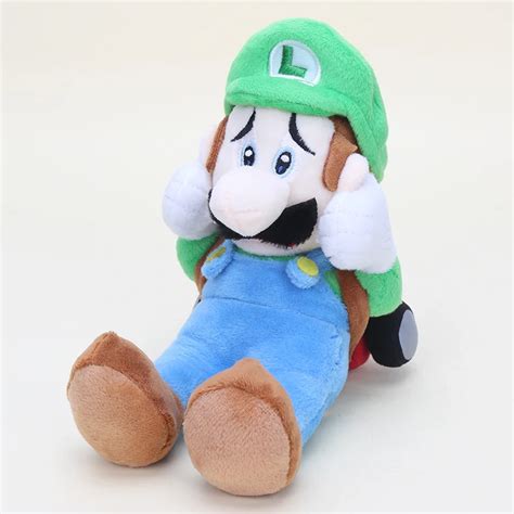 100pcs/lot 22cm Kawaii Cute Luigi toy Super Mario Luigi Plush Dolls ...