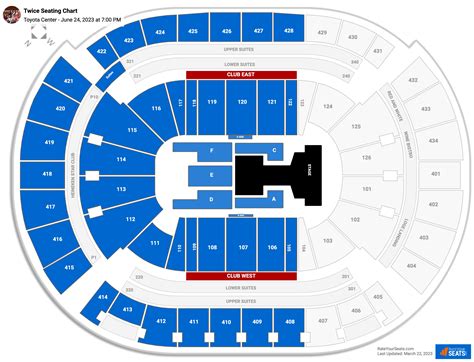 Toyota Center Concert Seating Chart - RateYourSeats.com