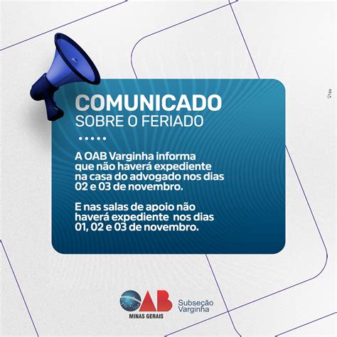 Comunicado Funcionamento da Casa do Advogado e Salas no próximo