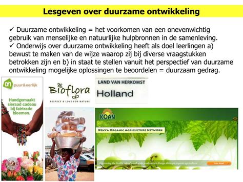 Ppt Lesgeven Over Duurzame Ontwikkeling Powerpoint Presentation Free