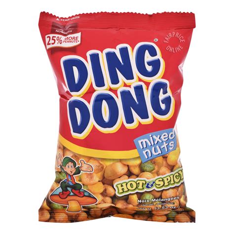 Ding Dong Mixed Nuts Hot Spicy NTUC FairPrice