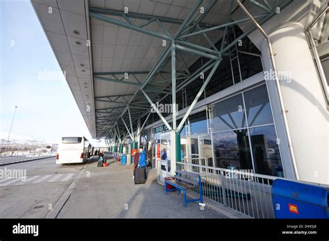 Tromso airport troms Norway europe Stock Photo - Alamy