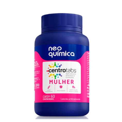 Vitamina Neo Química Centrotabs Mulher Suplemento Vitaminico e Mineral