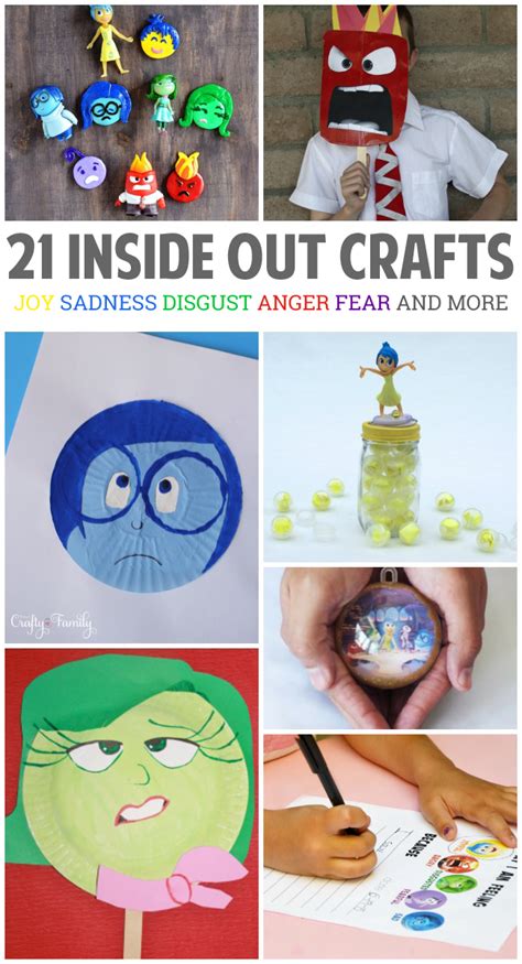 21 Inside Out Crafts And Activities Art Therapy Activities Kids