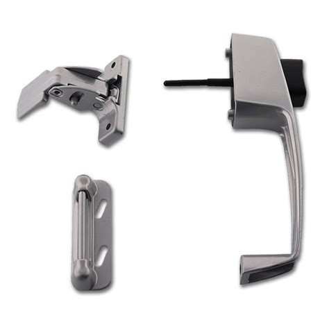 STORM/SCREEN DOOR LOCKING HANDLE - ALUMINUM