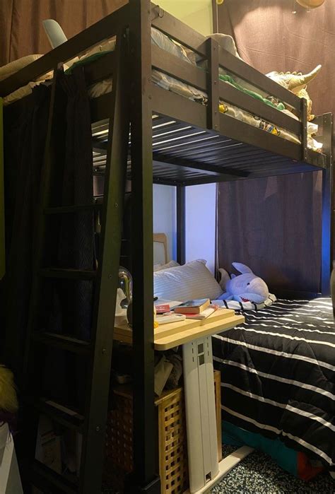 Ikea Loft Bunk Bed Queen Double Furniture And Home Living Furniture Bed Frames And Mattresses