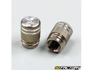 Bouchons de valve alu tuning titanium pièce moto 50cc pas cher