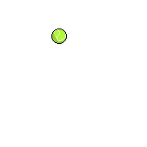 Tennis Ball Pixel Art