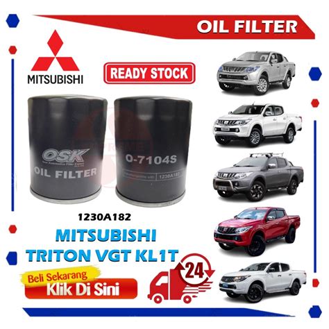 S U Oil Filter Mitsubishi Triton Vgt Kl T O S A Penapis