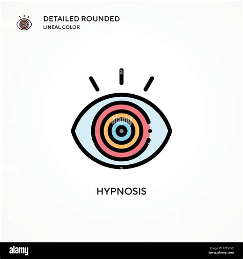 Hypnosis Vector Icon Modern Vector Illustration Concepts Easy To Edit And Customize Stock