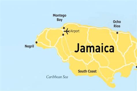 Tourist Map Of Negril Jamaica