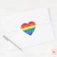Rainbow Flag Gay Pride Flag Lgbtq Retro Classic Heart Sticker Zazzle