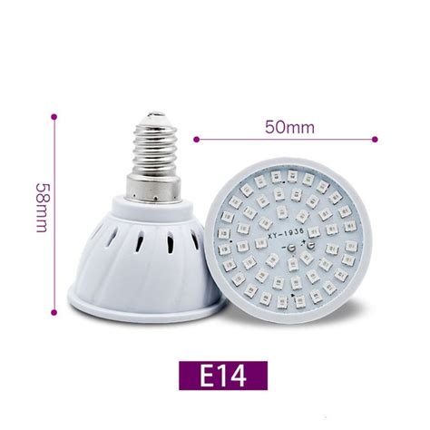 Led Grow Light E14 E27 Mr16 Gu10 Ac 220v Full Spectrum Led Bulb Plant Lamp Red Blue Uv Ir For