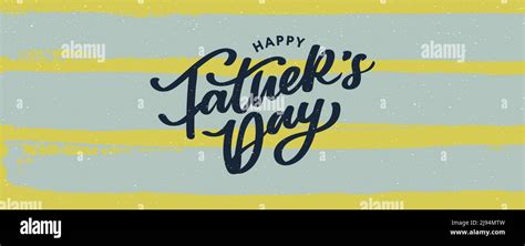 Happy Father s Day Calligraphy greeting card. Vector illustration Stock ...