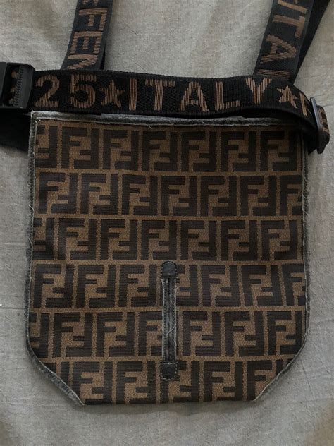 Rare Vtg Fendi Monogram Baby Carrier Gem