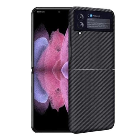 Jual Case Samsung Galaxy Z Flip3 5g Flip 3 Kevlar Carbon Original Di