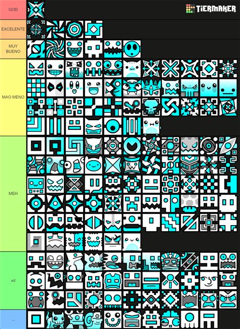 GD 2.2 icon sets Tier List (Community Rankings) - TierMaker