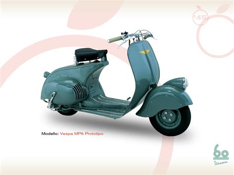 Vespa Modification Vespa Mp6 Prototype 1945