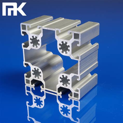 Mk 10 9090 Industrial 6063 T5 Frame Aluminum Profile T Slot Extrusion For Safety Guard