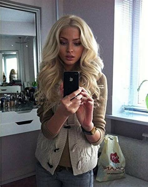 Women Blonde Long Wavy Curly Synthetic Cosplay Wigs Party Daily Hair