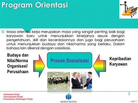 Orientasi Enempatan Dan Pemutusan Kerja