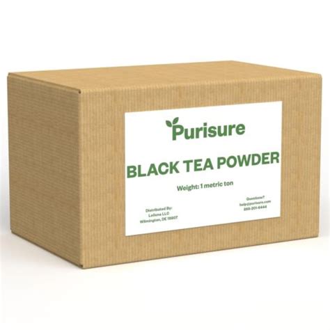 Wholesale Black Tea Powder Natural Low Calorie 1000kg 2202lbs Bulk