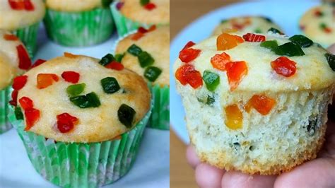 Try Fluffy Cotton Soft Eggless Tutti Frutti Cupcakes Recipe Tutti