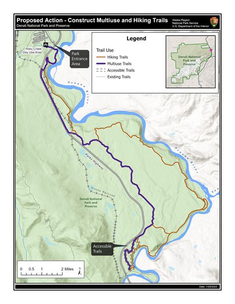 Nenana River Trails Plan Denali National Park Preserve U S