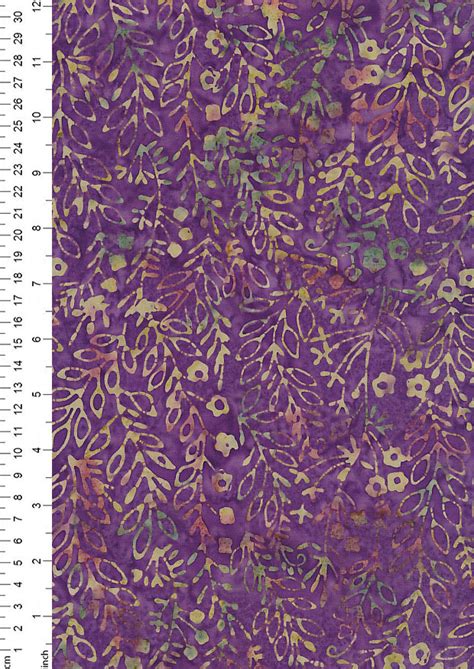 Fabric Freedom Bali Batik Stamp Batik Stamp Purple 146e