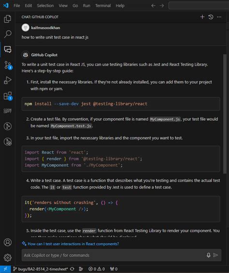 How To Create Unit Tests Using Github Co Pilot Ai Tool Ds