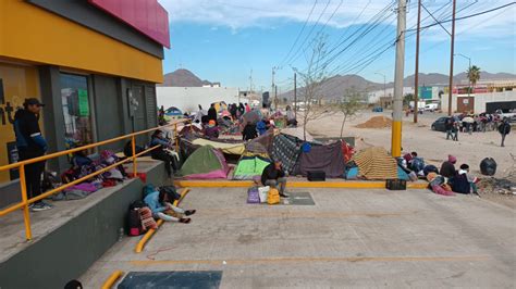 Aumenta la población migrante en campamento del Boulevard Juan Pablo II