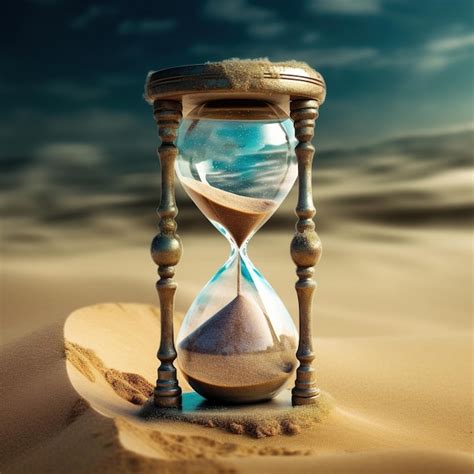 Premium AI Image | hourglass with sand