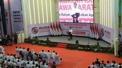 Capres Hasil Musra I Relawan Jokowi Sandiaga Uno Di Urutan Kedua Dan