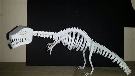 Diydinosaur Skeleton Art And Crafts With Paper Best Out Of Waste