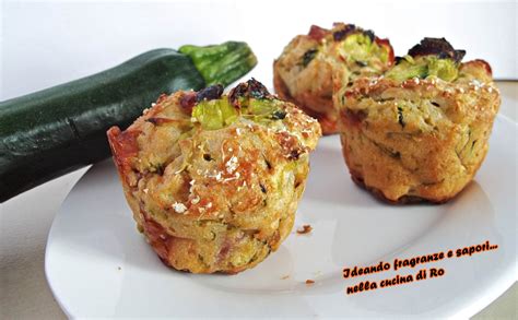 Muffin Salati Con Le Zucchine Ideando Fragranze E Sapori Nella