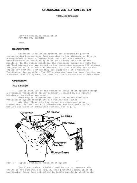 Crankcase Ventilation Information | Download Free PDF | Internal Combustion Engine | Systems ...