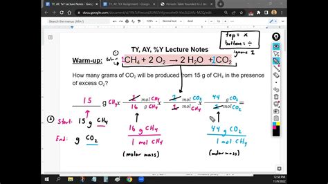 Theoretical Actual Percent Yield Mr Oh Chemistry Youtube