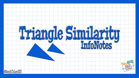 Triangle Similarity InfoNotes – Make Math Not Suck