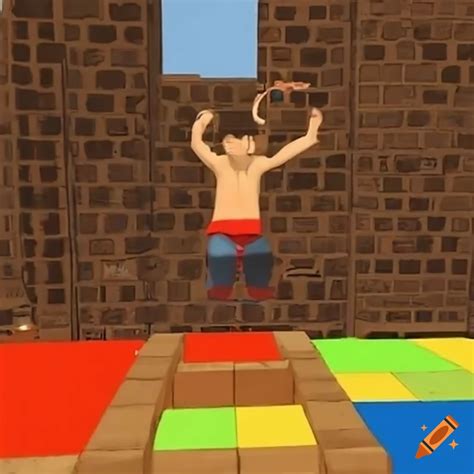 Image Of A Parkour Minigames Challenge On Craiyon