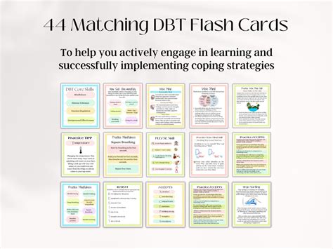 Dbt Cheat Sheet Dbt Skills Dbt Flash Cards For Teens And Adults Dbt