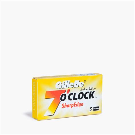 Gillette 7 O'Clock Sharp Edge Double Edge Razor Blades | Blades & Whiskers