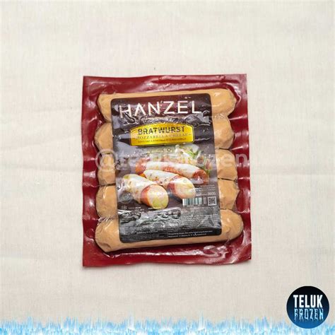 Jual Hanzel Cheese Bratwurst 360 Gr Sosis Sapi Keju Premium Hanzel