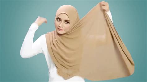 Tutorial Cara Pakai Tudung Shawl Simple Paling Kemas Cantik Youtube