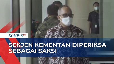 Kpk Periksa Sekjen Kementan Kasdi Subagyono Sebagai Saksi Dugaan