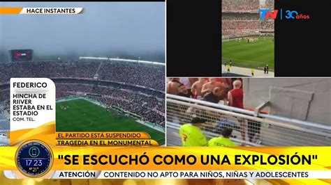 Tragedia En El Monumental I Muri Un Hombre Al Caer De La Tribuna Se