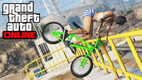 GTA 5 Epic BMX Tricks 14 Worldwide GTA 5 STUNTS MONTAGE YouTube