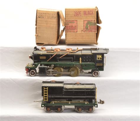 Sold Price Lionel Prewar O Gauge 260e Steam Loco 260t Ll Tender Wdark